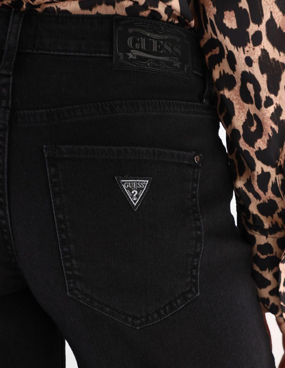 Jeans relajado corte cintura para mujer 3