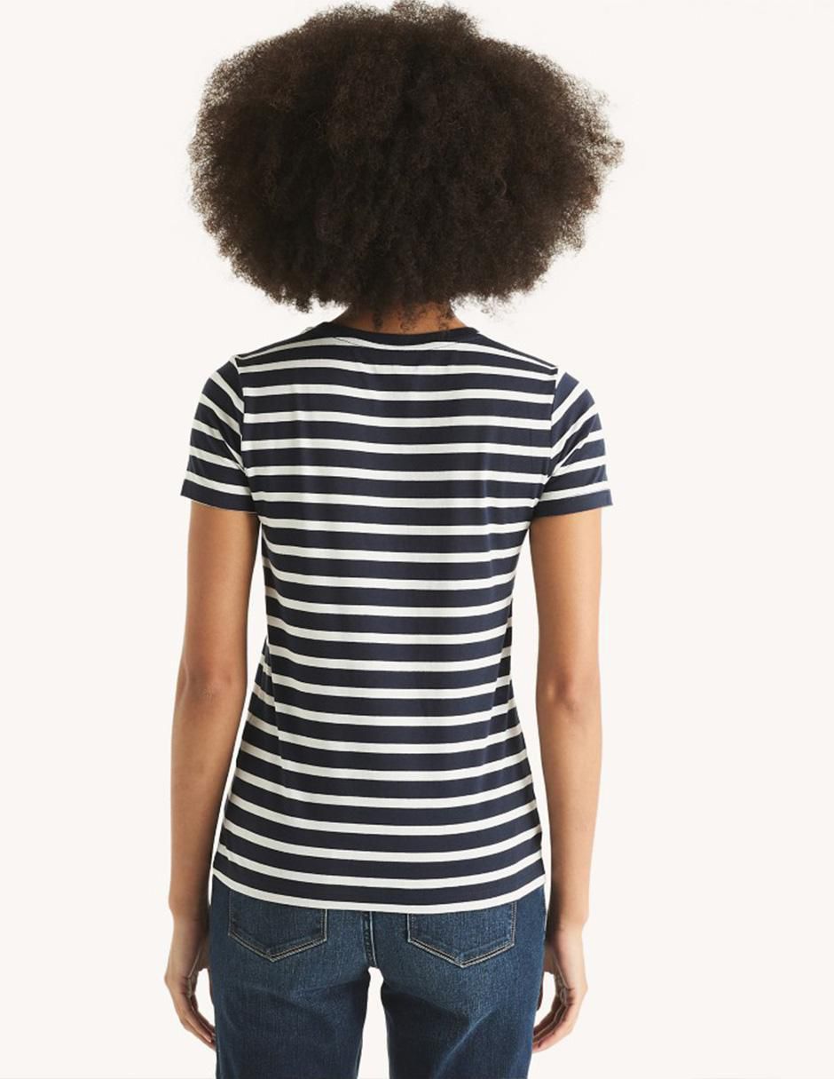 Playera manga corta Kiba cuello redondo para mujer 4