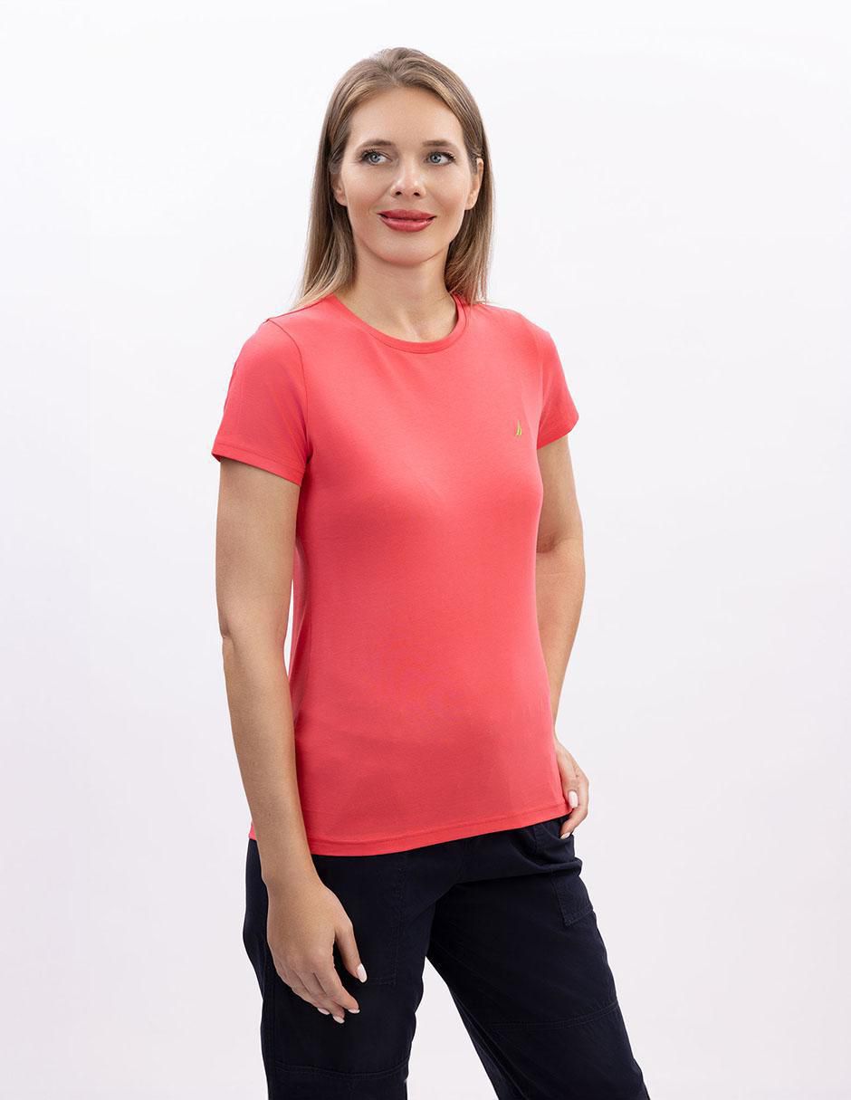 Playera manga corta Kiba cuello redondo para mujer 3
