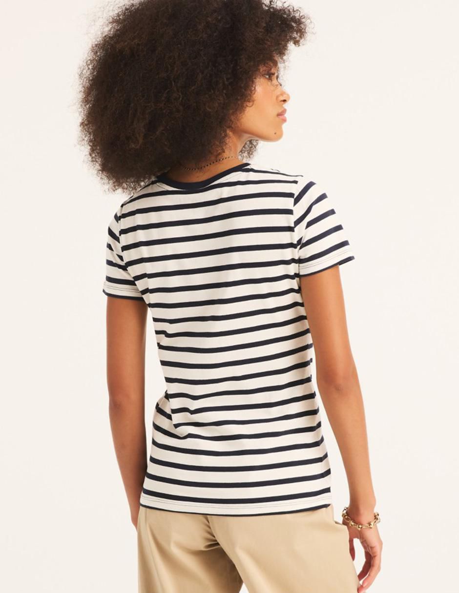Playera manga corta Kiba cuello redondo para mujer 2