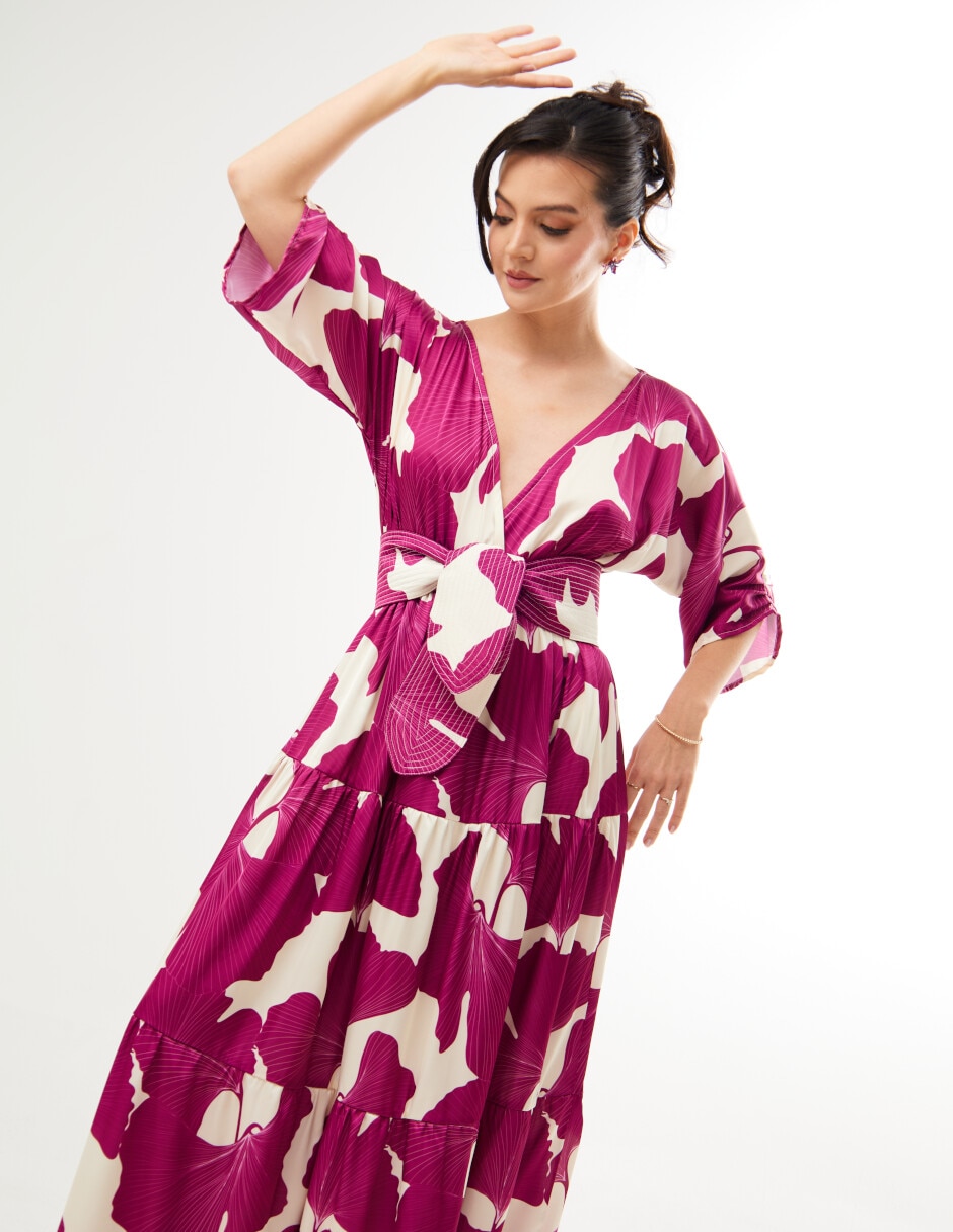 Vestido maxi casual Aura para mujer 4
