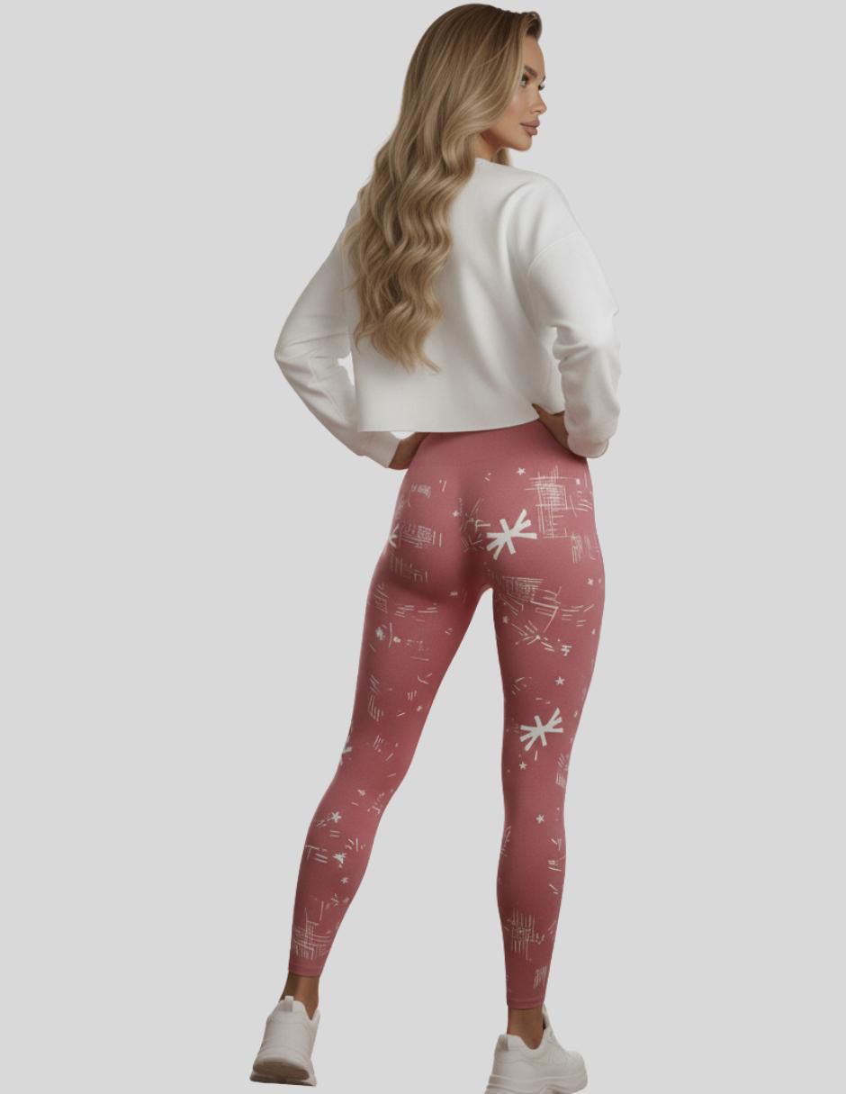 Set legging cintura alta con elástico para mujer 5