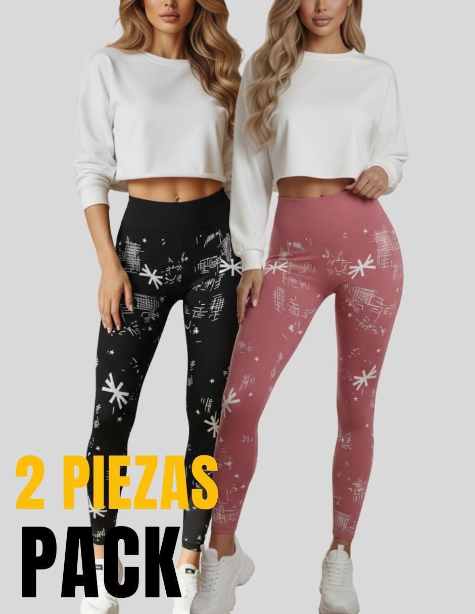 Set legging cintura alta con elástico para mujer 10