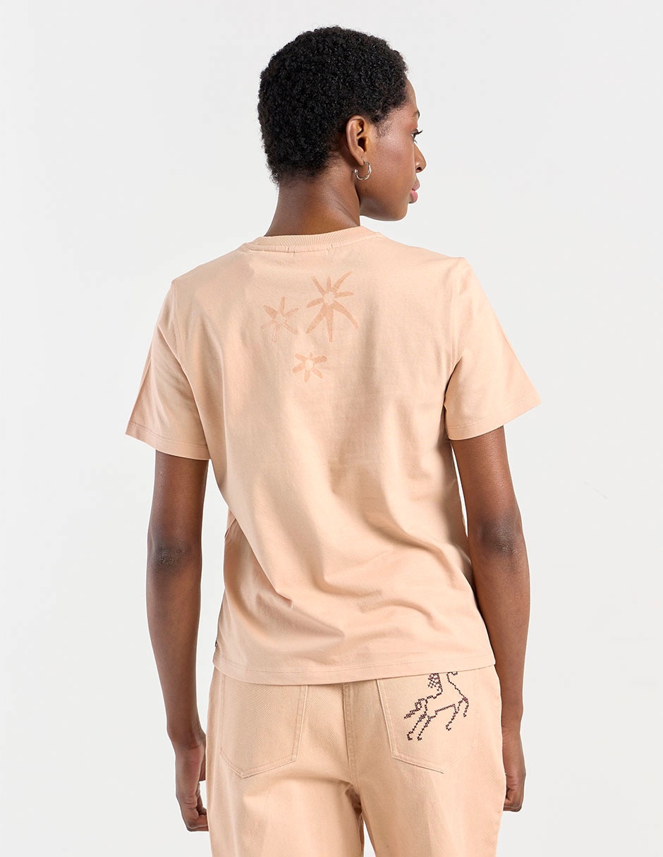 Playera manga corta Scotch & cuello redondo para mujer 6