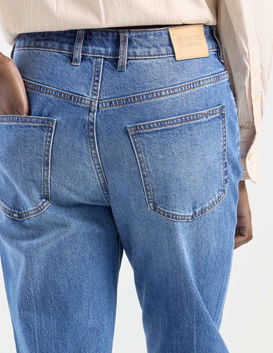 Jeans straight para mujer 5