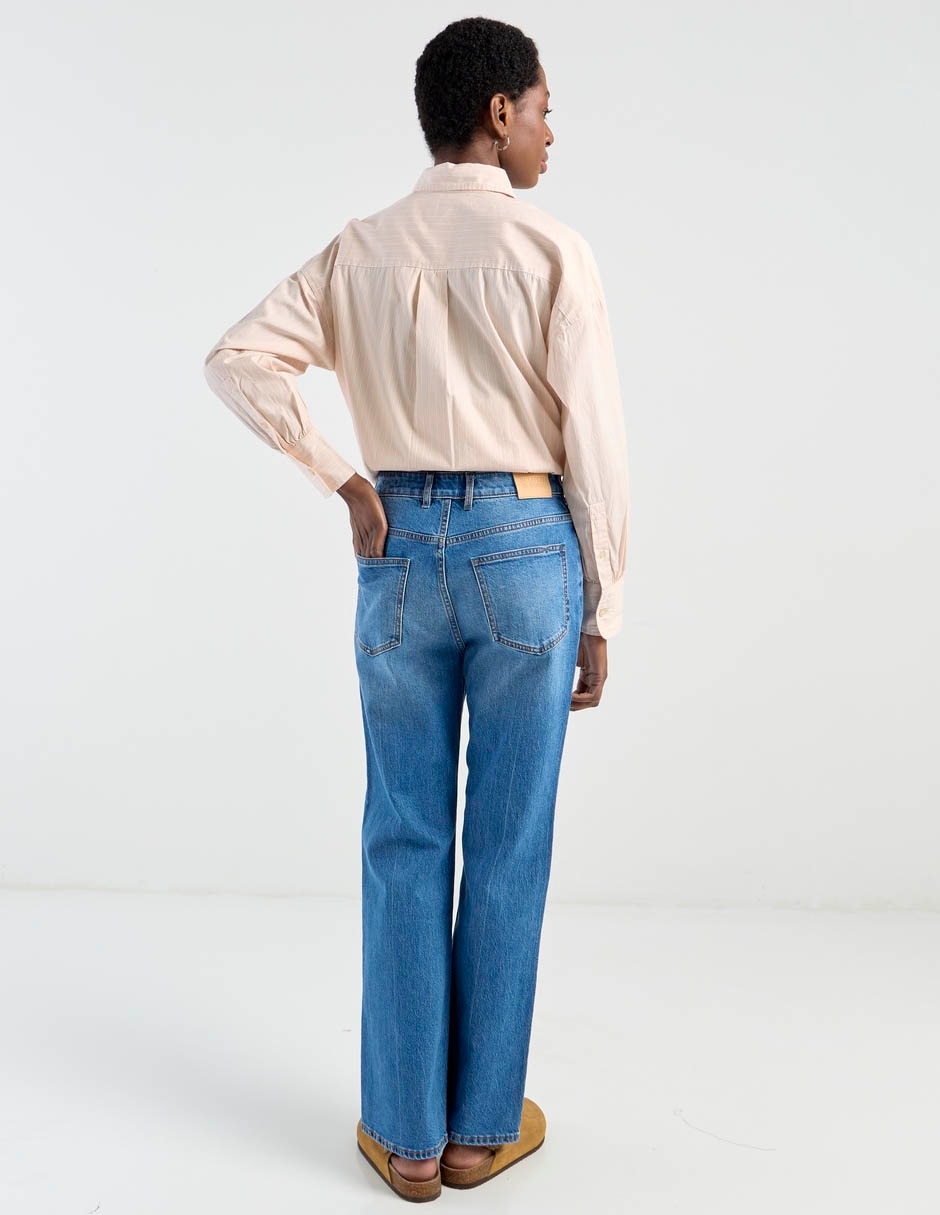 Jeans straight para mujer 6