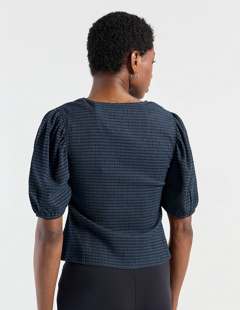 Blusa manga corta para mujer 6