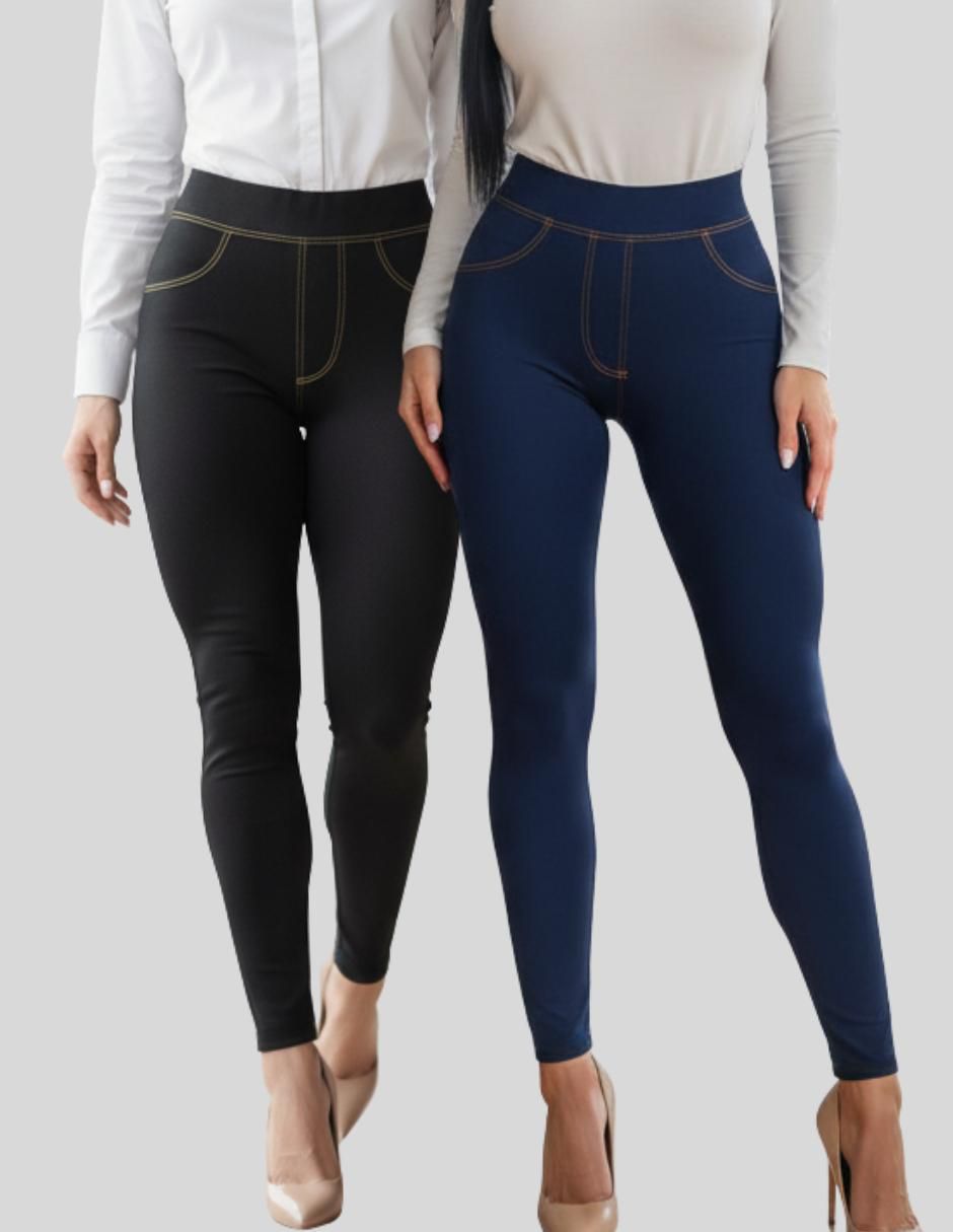 Set legging cintura alta con elástico para mujer 3
