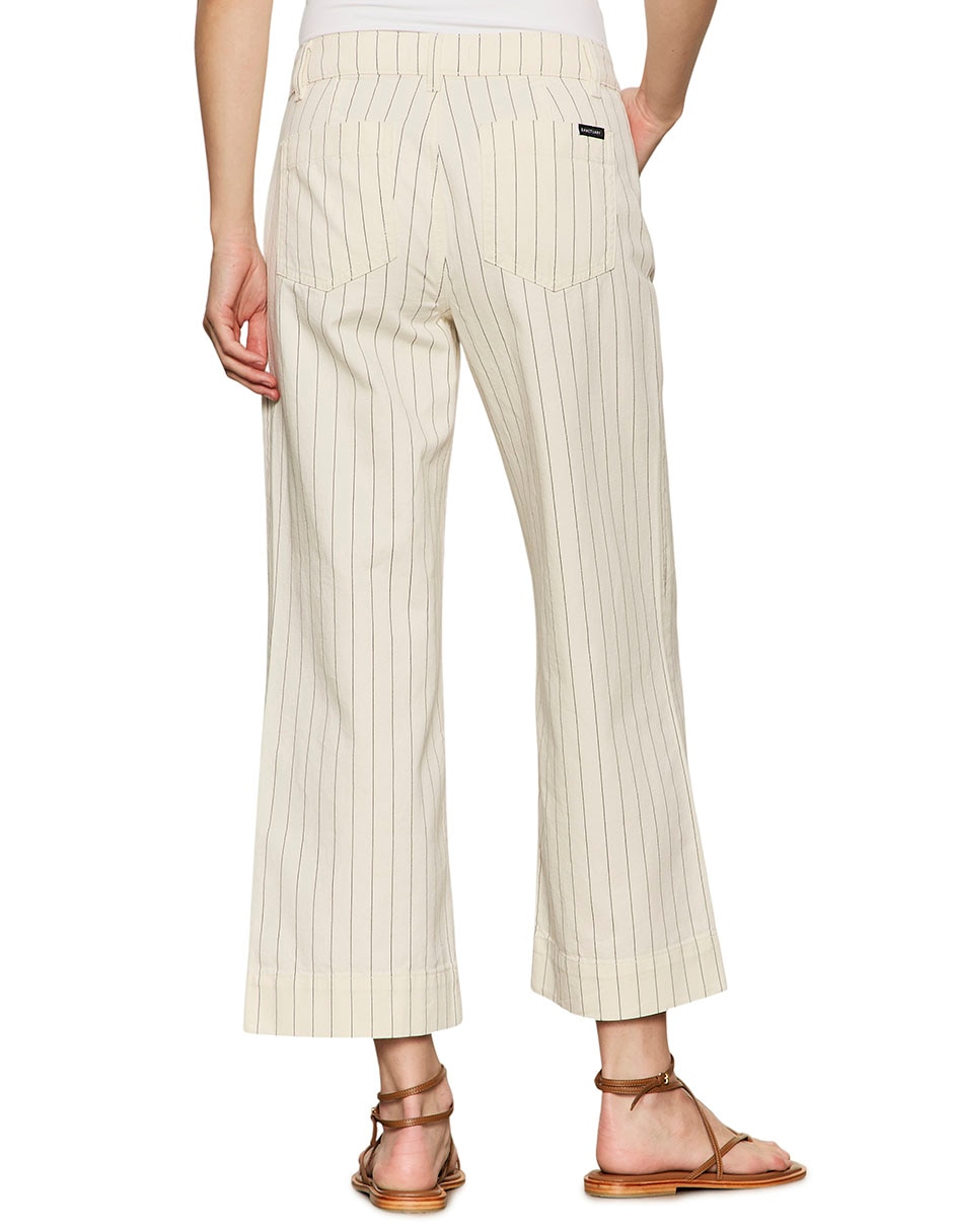Jeans wide leg cintura para mujer 2
