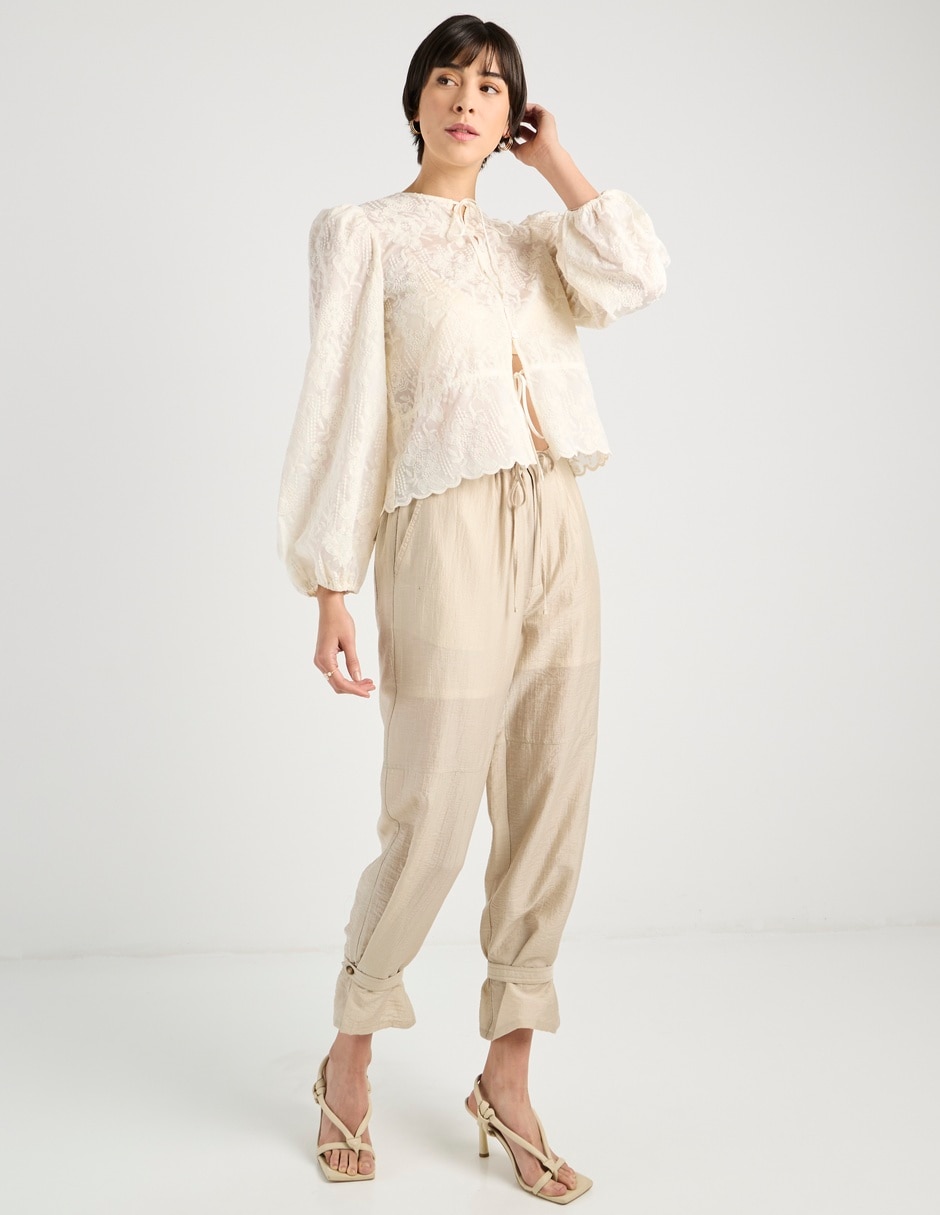 Pantalón relajado para mujer 2