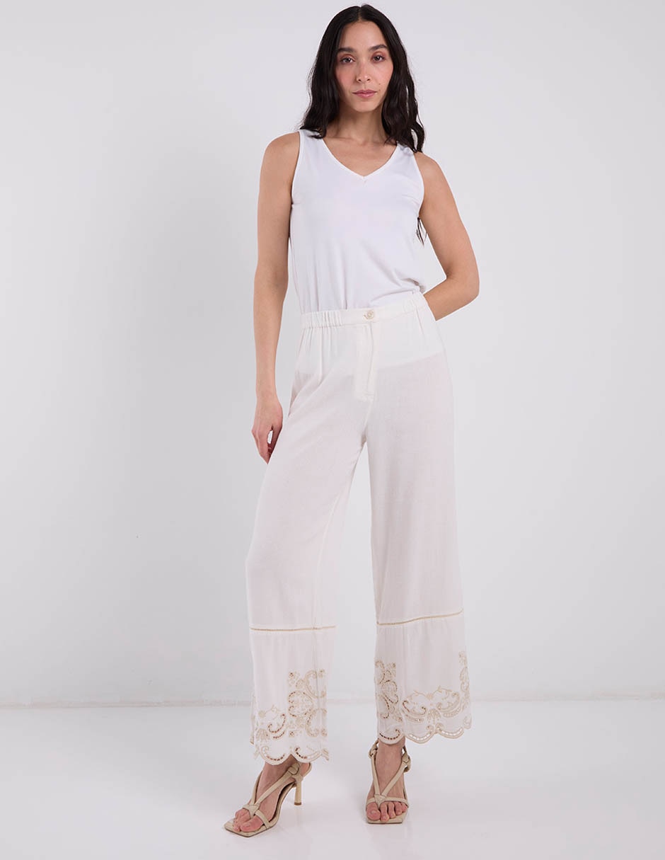 Pantalón relaxed amplio para mujer 3