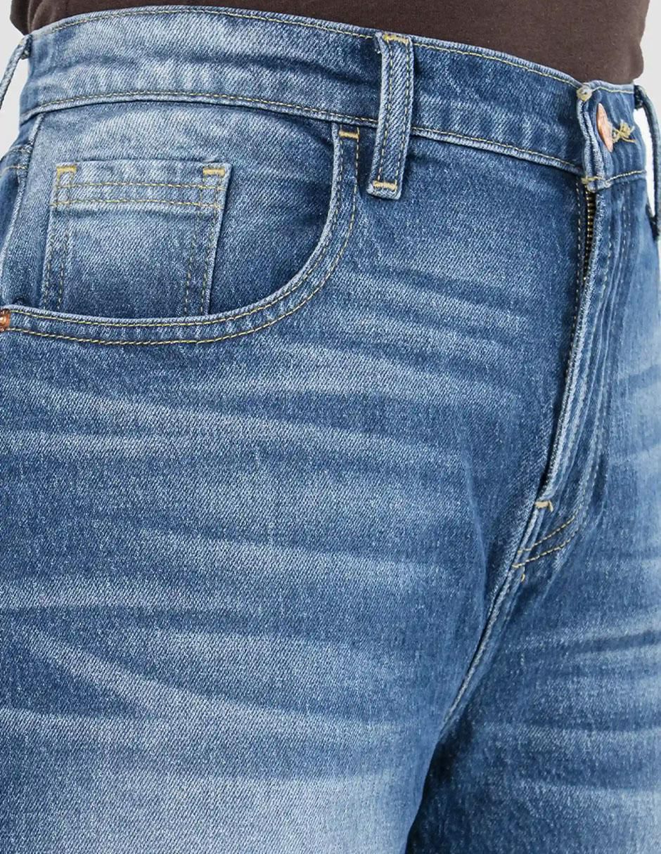 Jeans relaxed wide leg para mujer 4