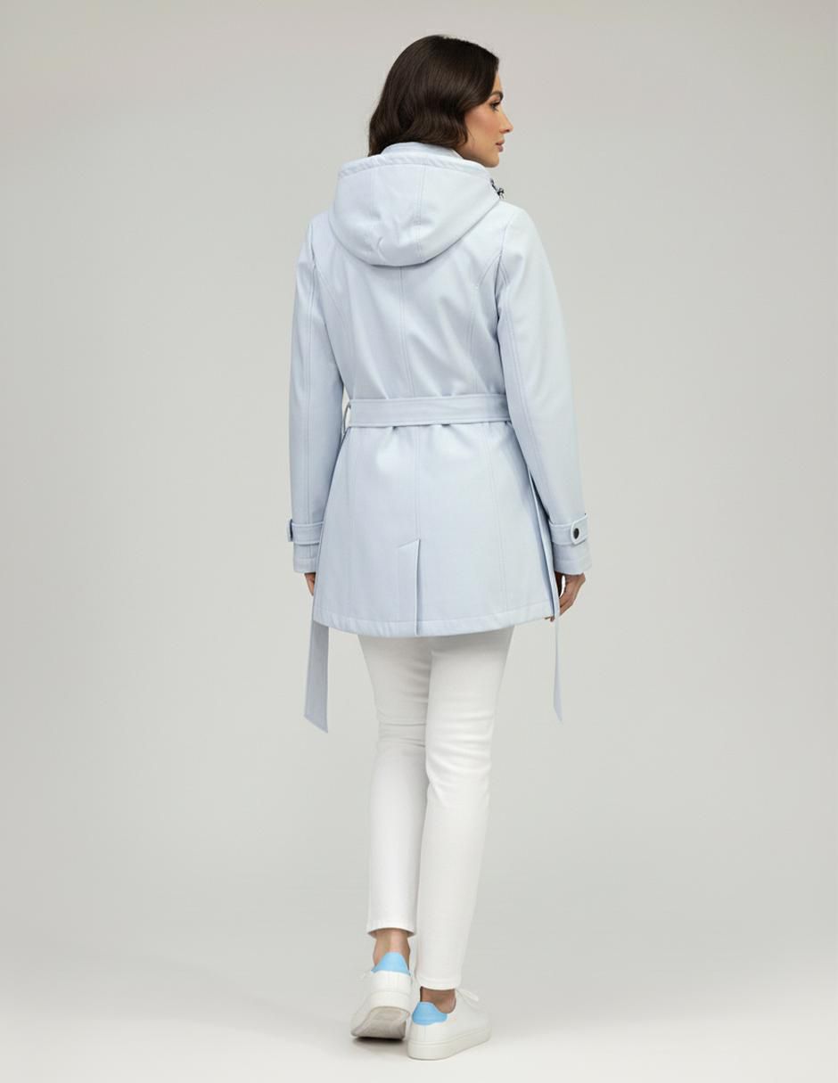 Chamarra rompevientos impermeable para mujer 4