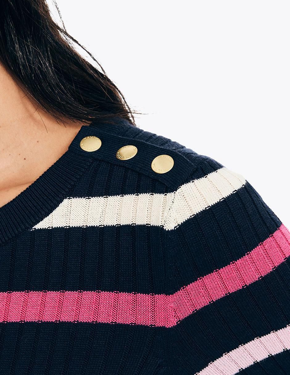 Suéter cuello redondo para mujer 2