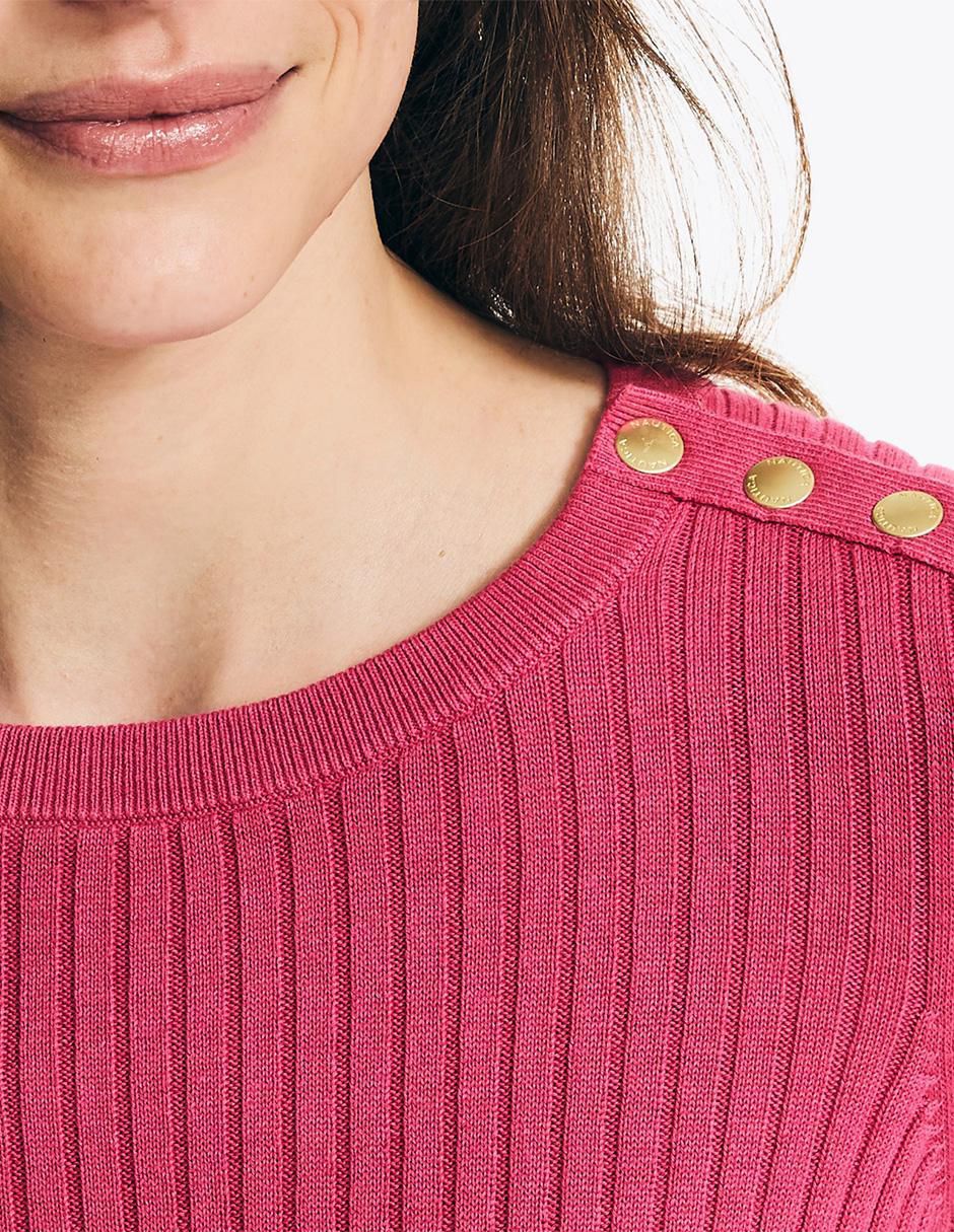Suéter cuello redondo para mujer 4