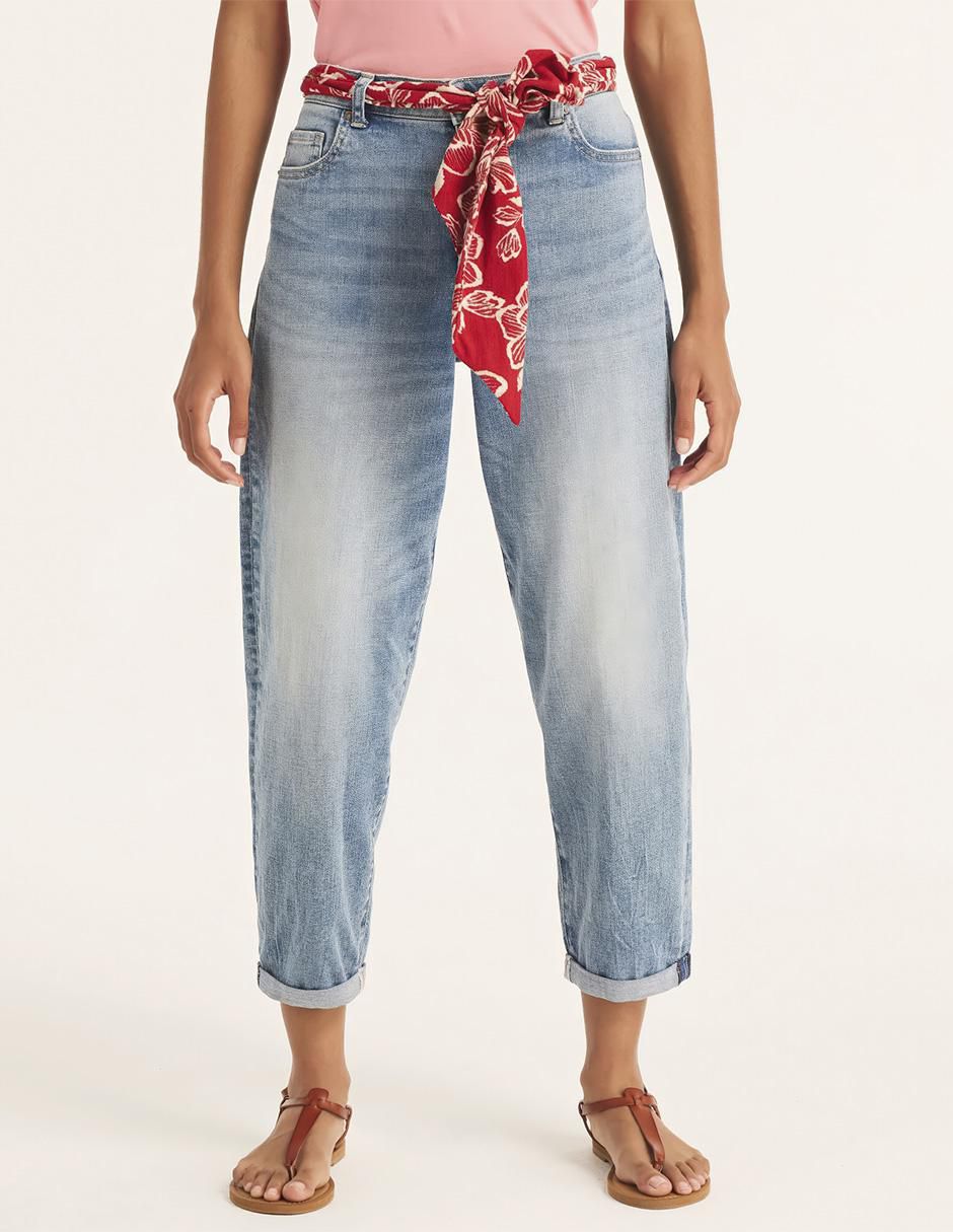 Jeans relaxed mom para mujer
