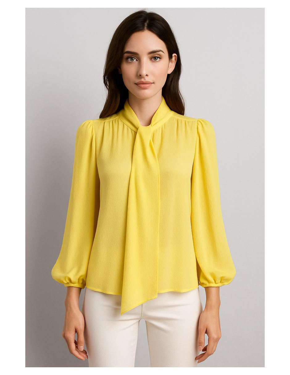 Blusa manga larga para mujer