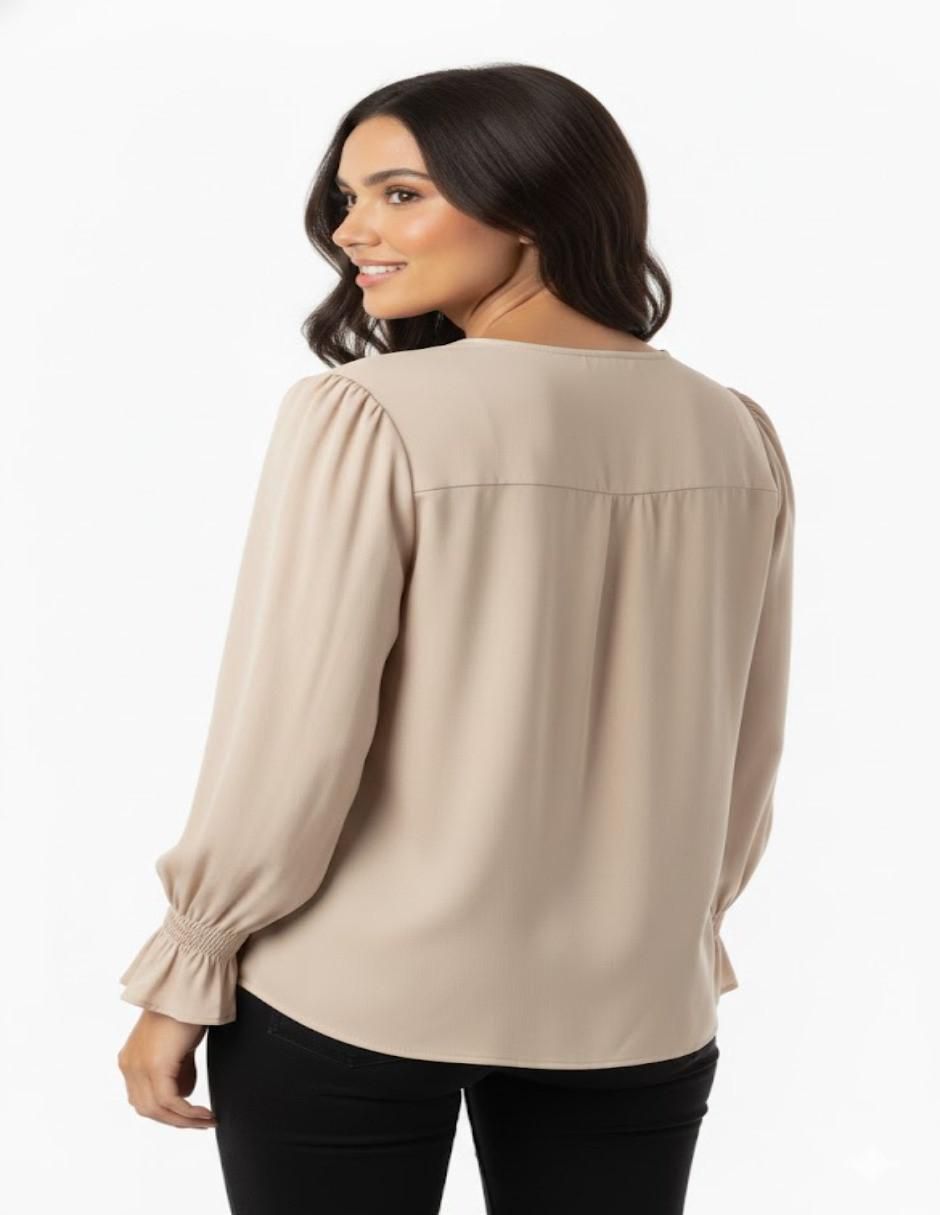 Blusa manga larga para mujer 3