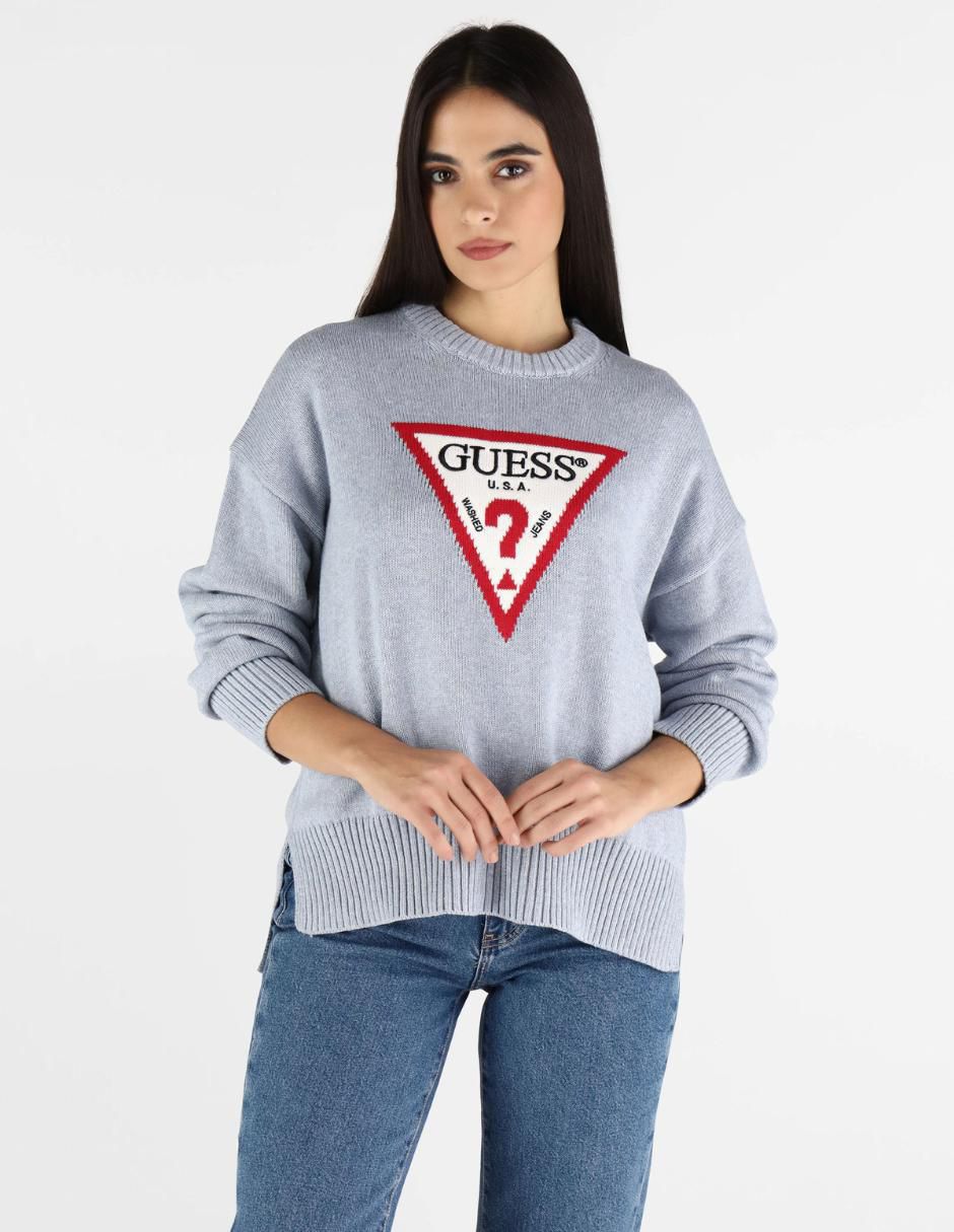 Suéter cuello redondo para mujer