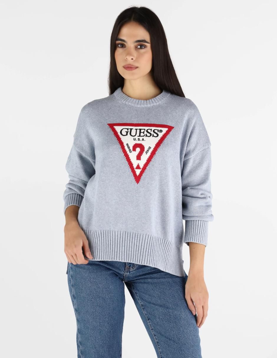 Suéter cuello redondo para mujer 2