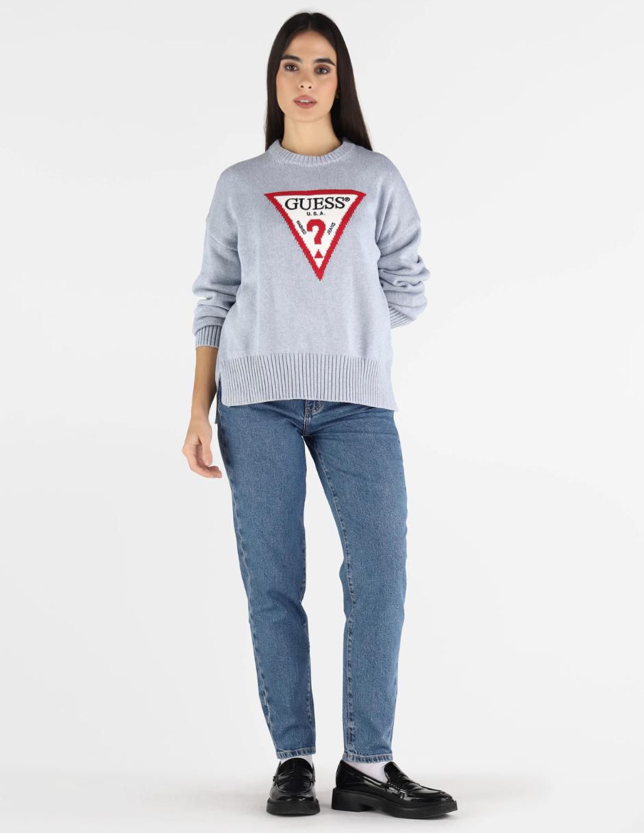 Suéter cuello redondo para mujer 3