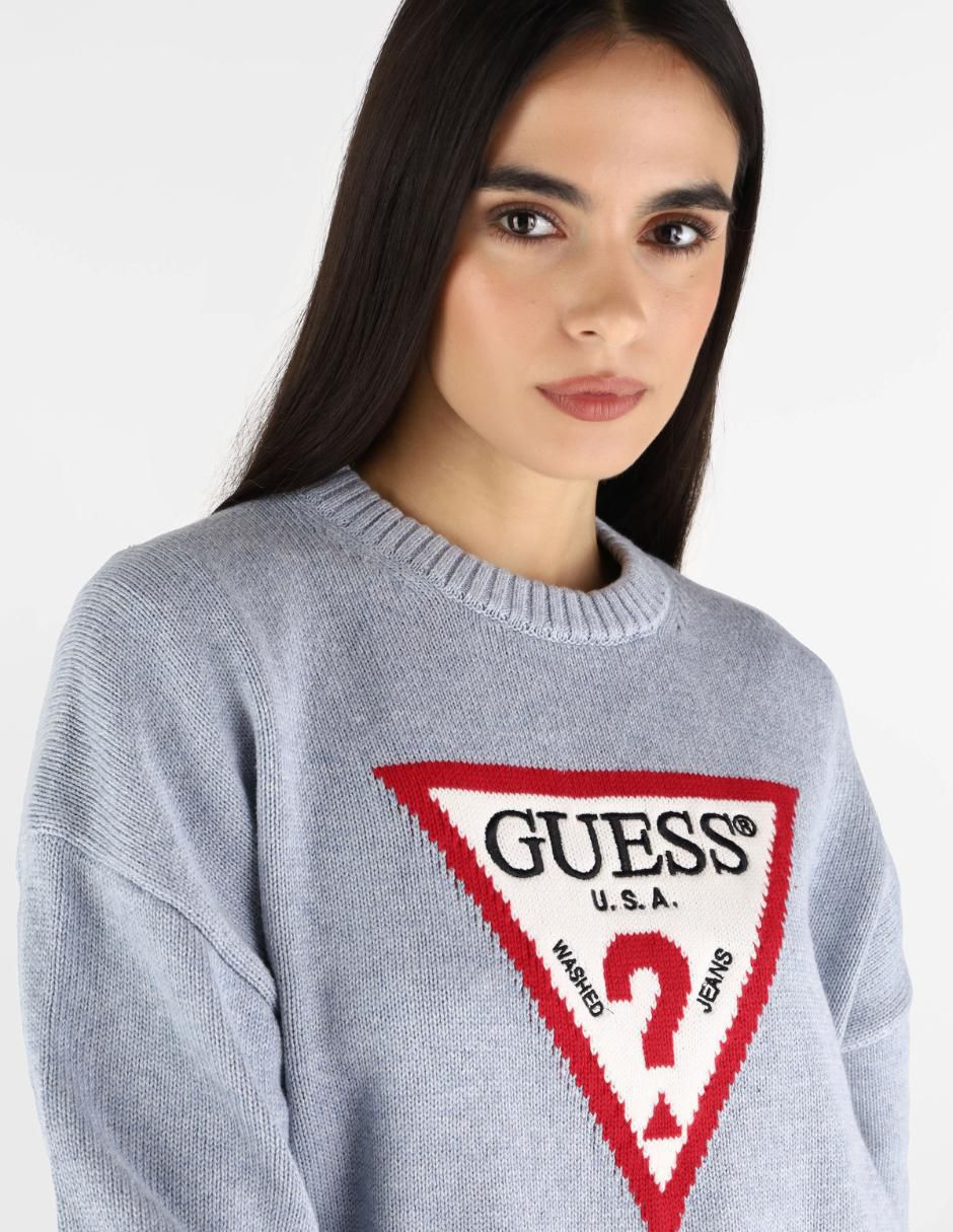 Suéter cuello redondo para mujer 4