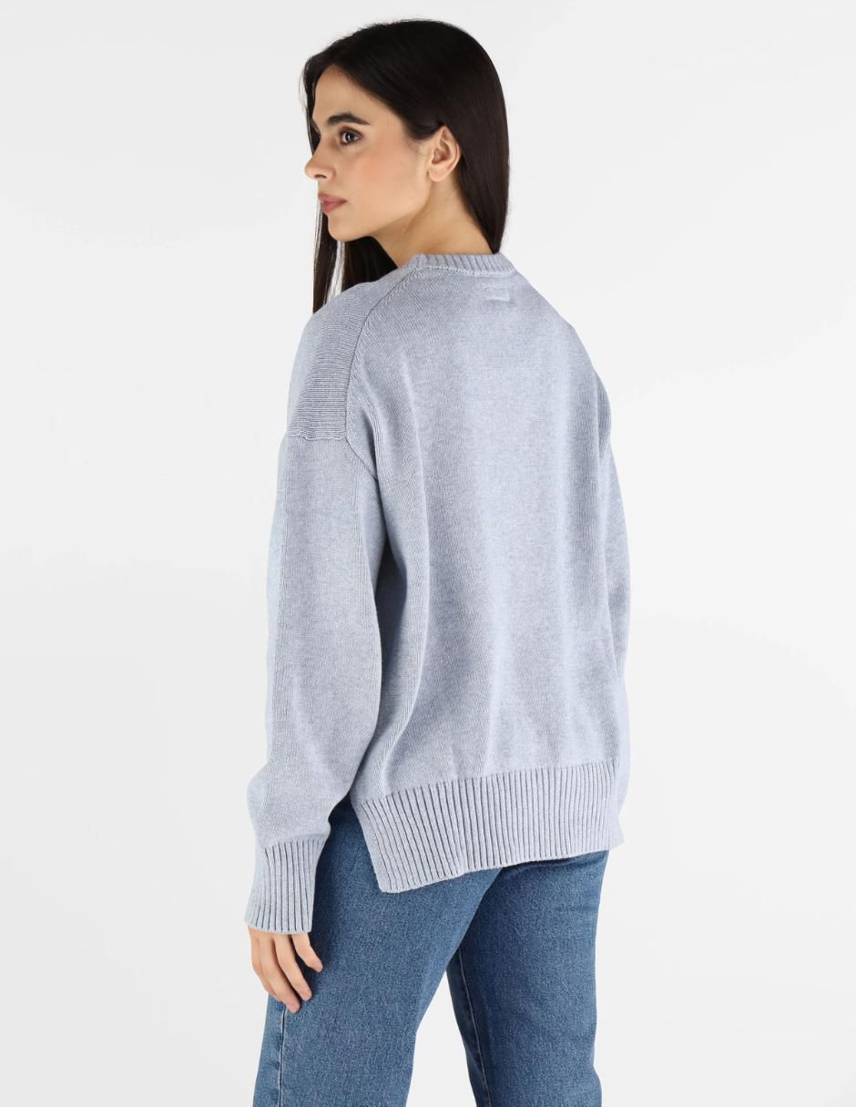 Suéter cuello redondo para mujer 5