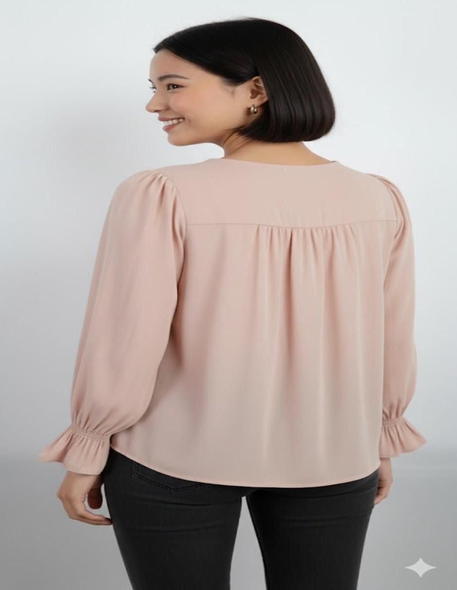 Blusa marsel "manga" larga "para mujer"