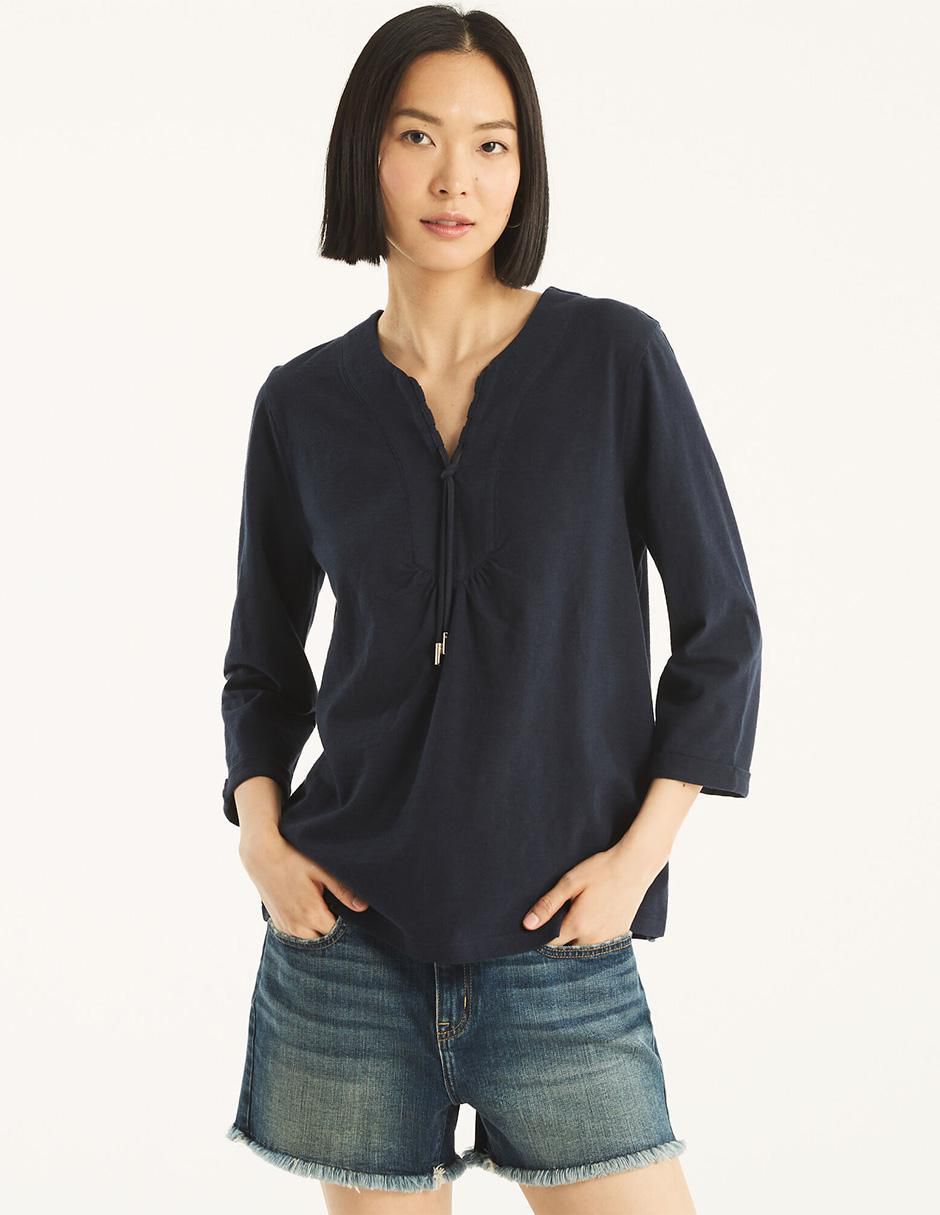 Blusa manga 3/4 para mujer Blusa manga 3/4 para mujer