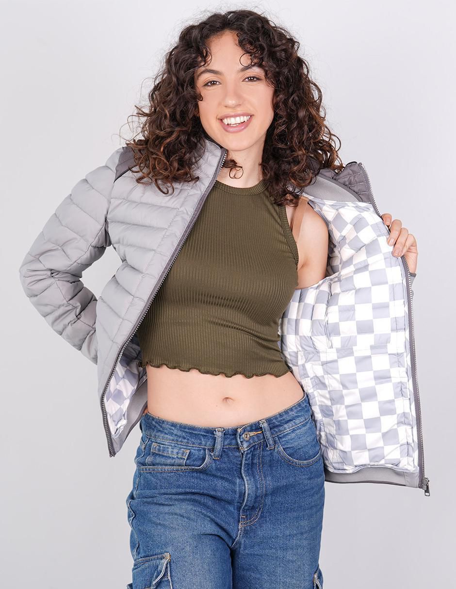 "chamarra" acolchada greenlander no impermeable "de" poliéster "para mujer"