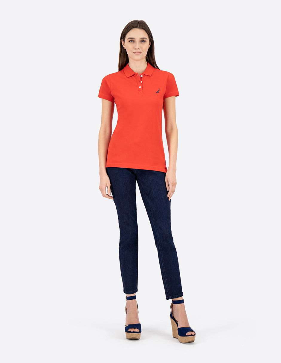 Playera tipo polo para mujer 2