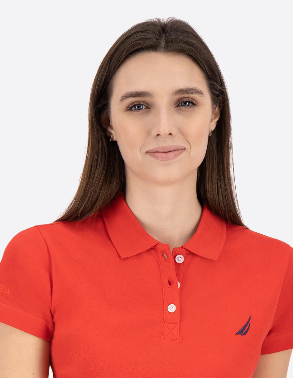 Playera tipo polo para mujer 4