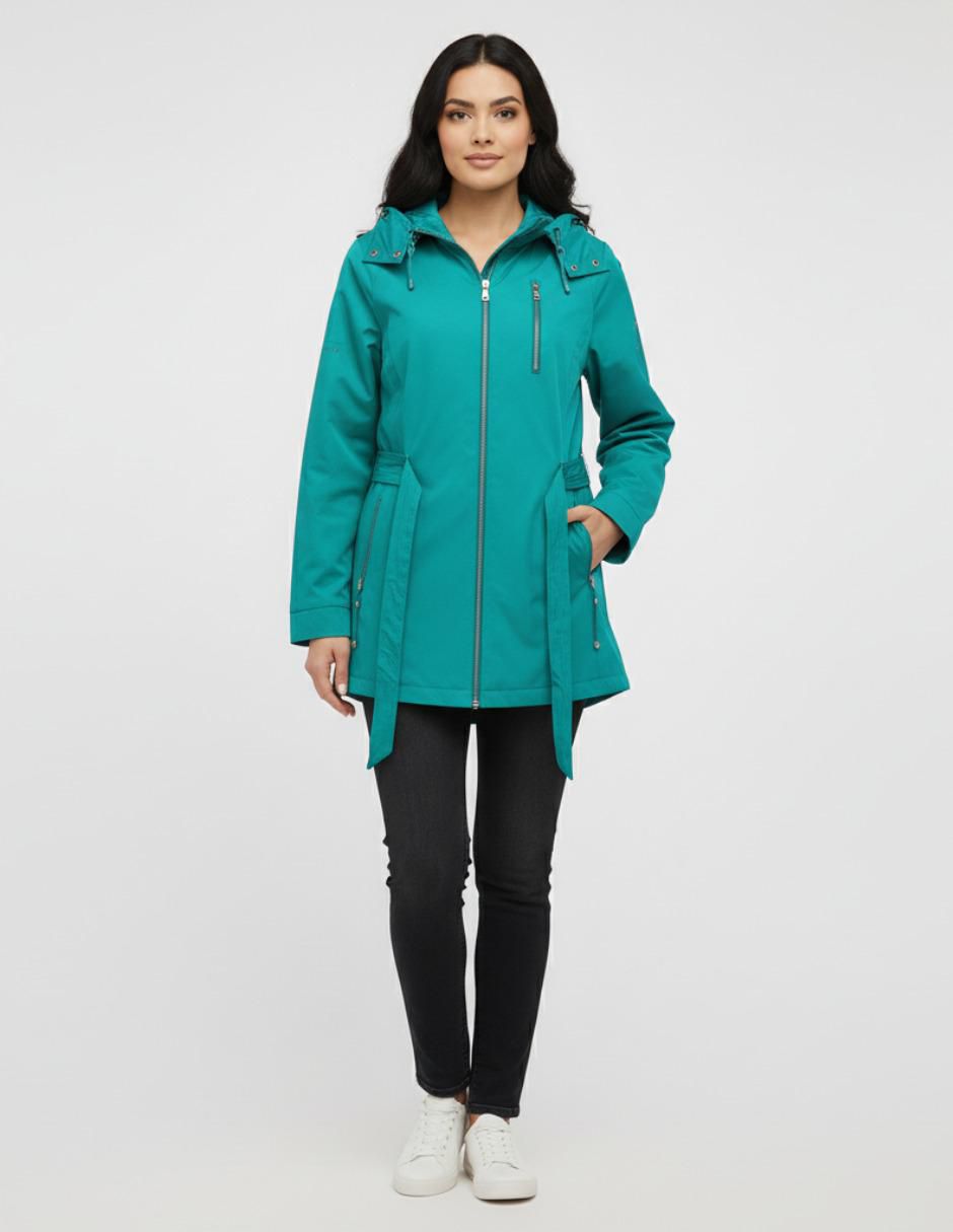 Chamarra rompevientos impermeable para mujer Chamarra rompevientos impermeable para mujer
