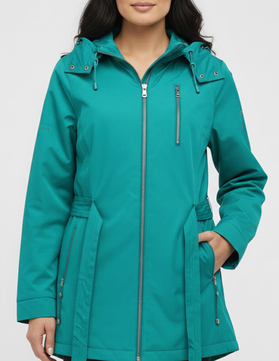 Chamarra rompevientos impermeable para mujer 2