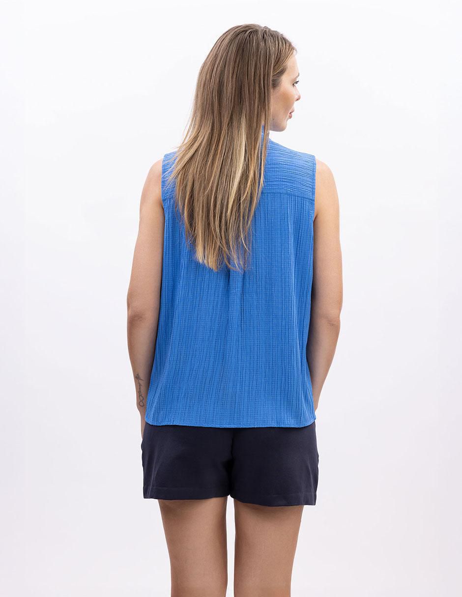 "camisa/sobrecamisa" nautica "de" poliamida "manga" sin manga "para mujer"