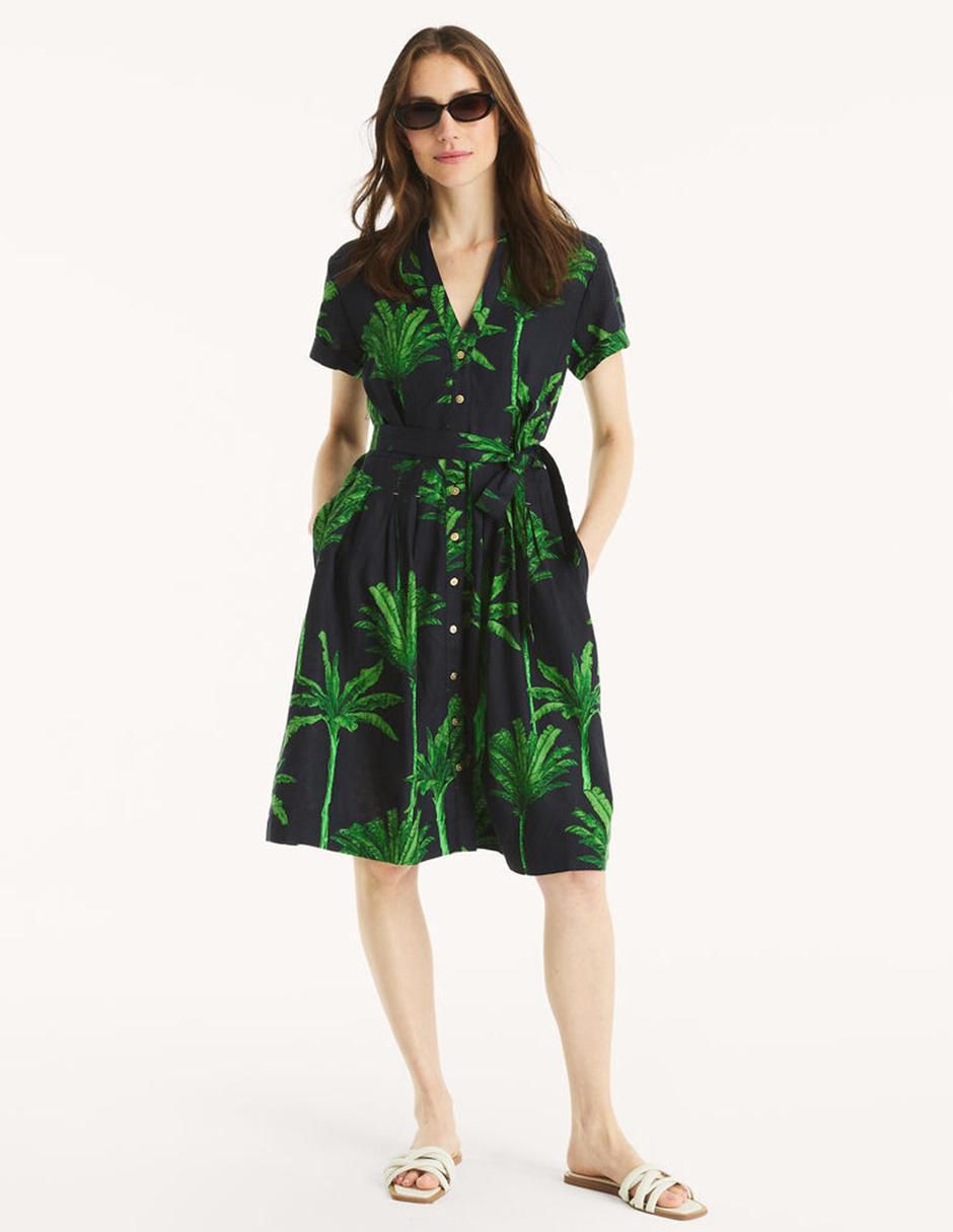 Vestido a la rodilla casual para mujer