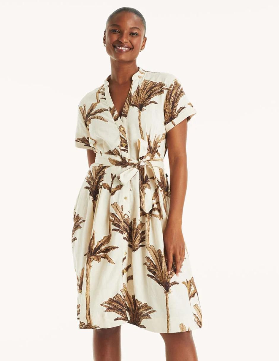 Vestido a la rodilla casual para mujer 2