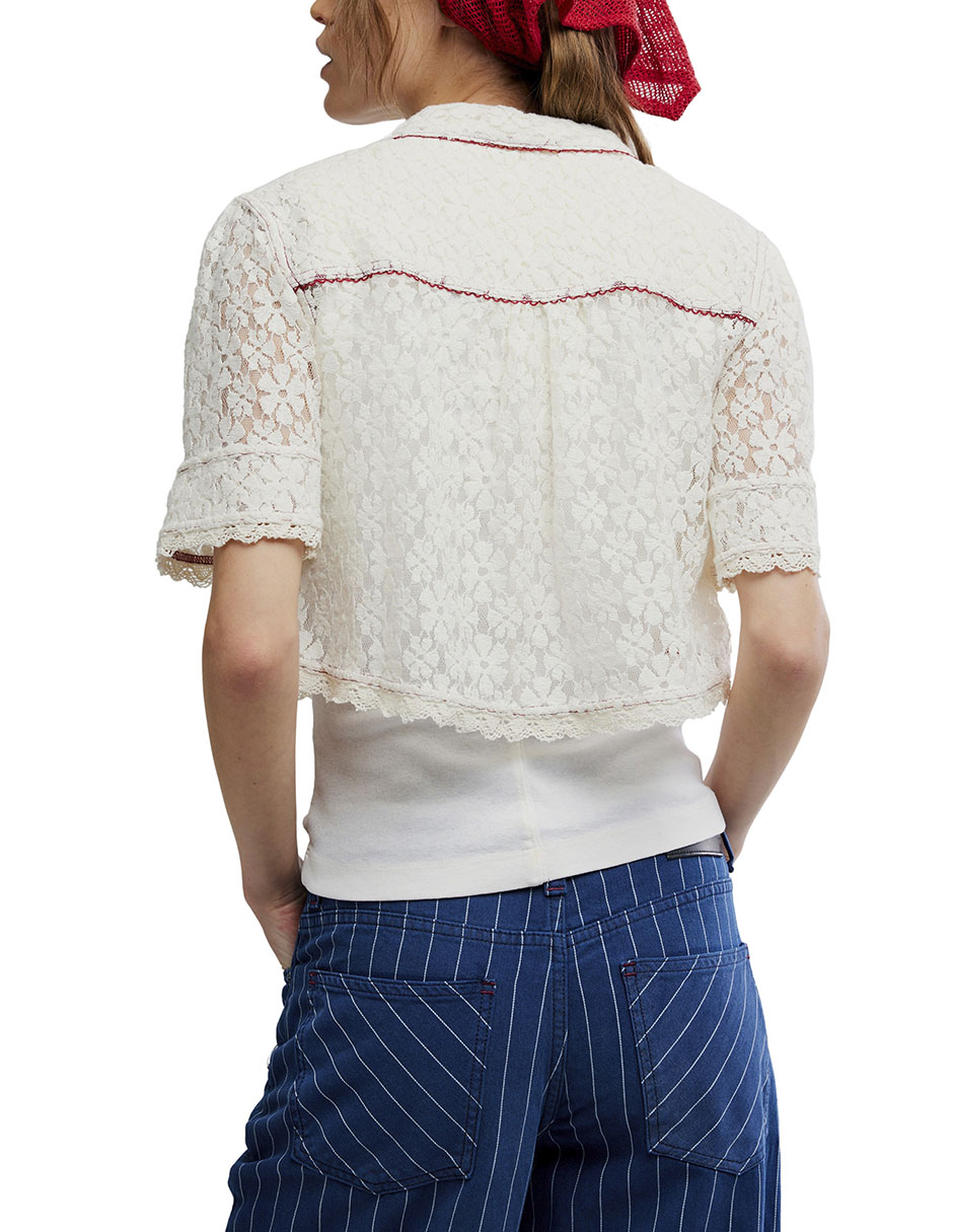 Blusa manga al codo para mujer 2