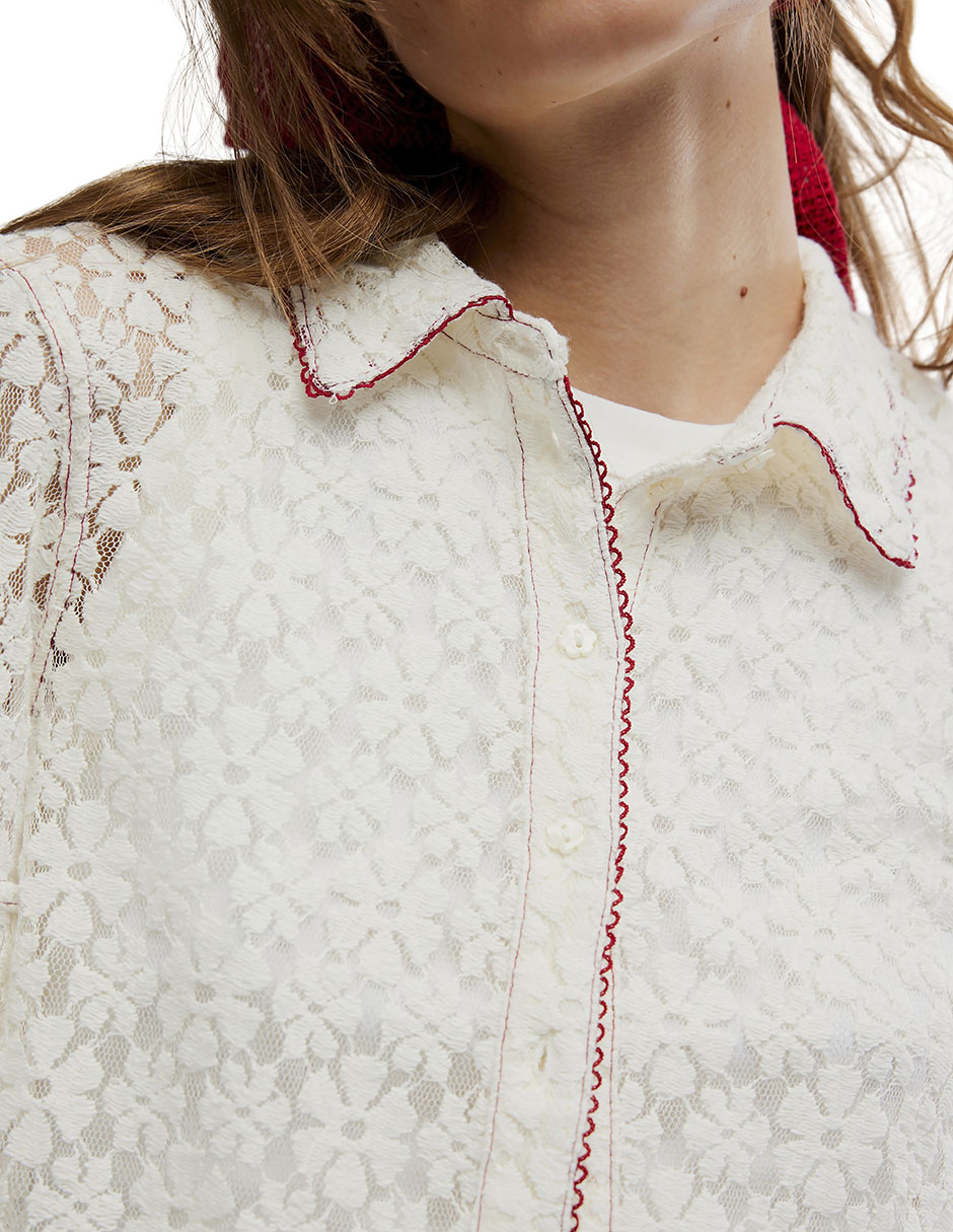 Blusa manga al codo para mujer 3
