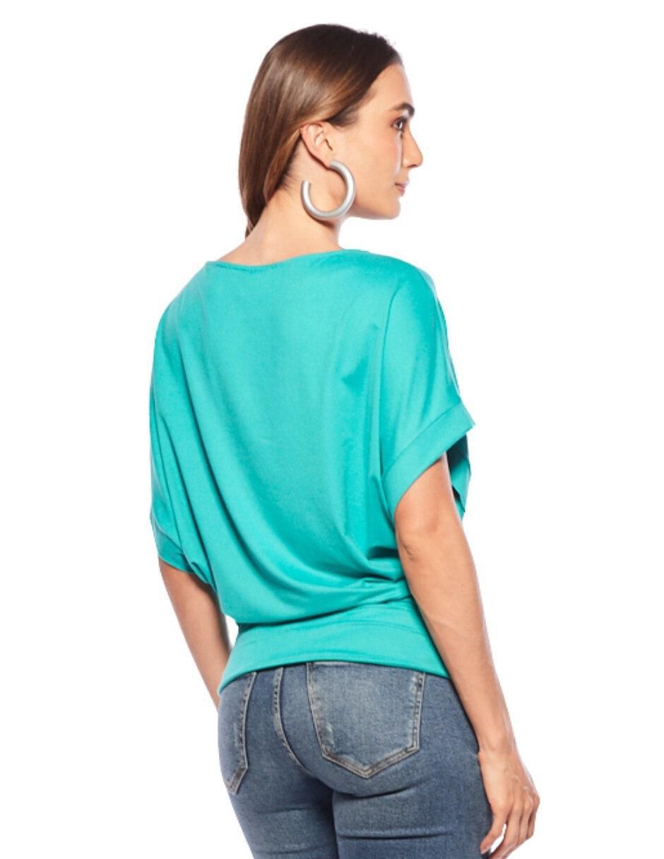 Blusa manga corta para mujer 3