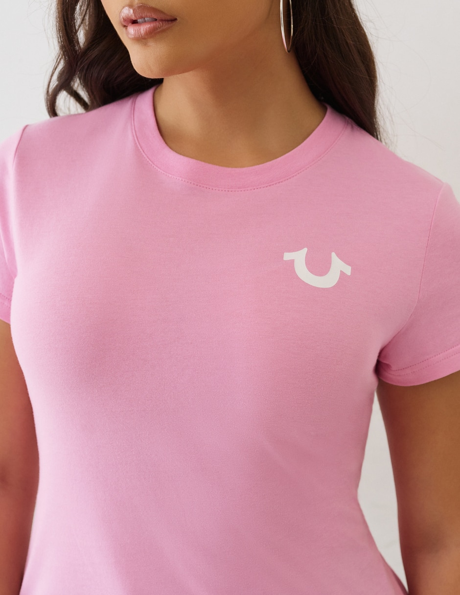 Playera manga corta Sportswear cuello redondo para mujer 3