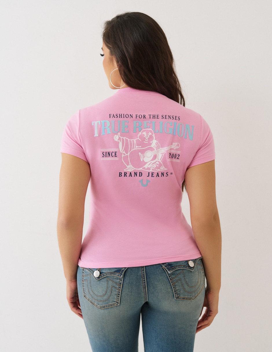 Playera manga corta Sportswear cuello redondo para mujer 4