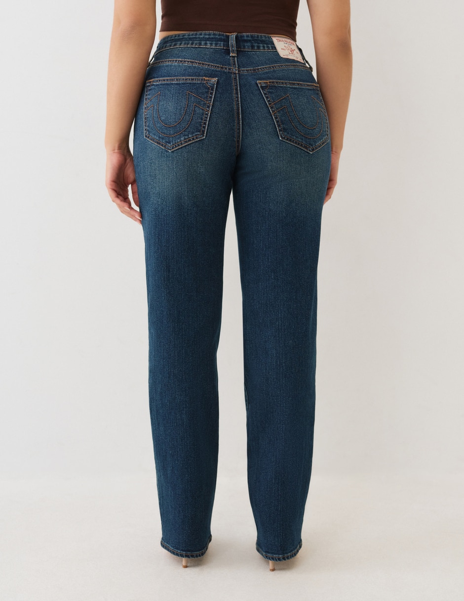 Jeans straight cintura para mujer 3
