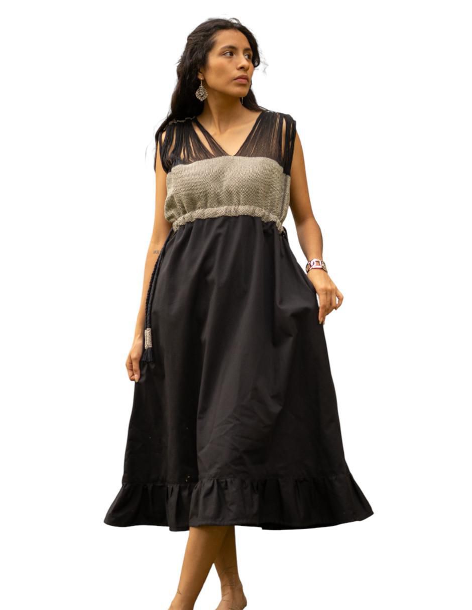 Vestido midi casual Manuela para mujer 4
