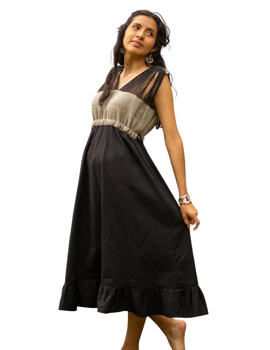 Vestido midi casual Manuela para mujer 7