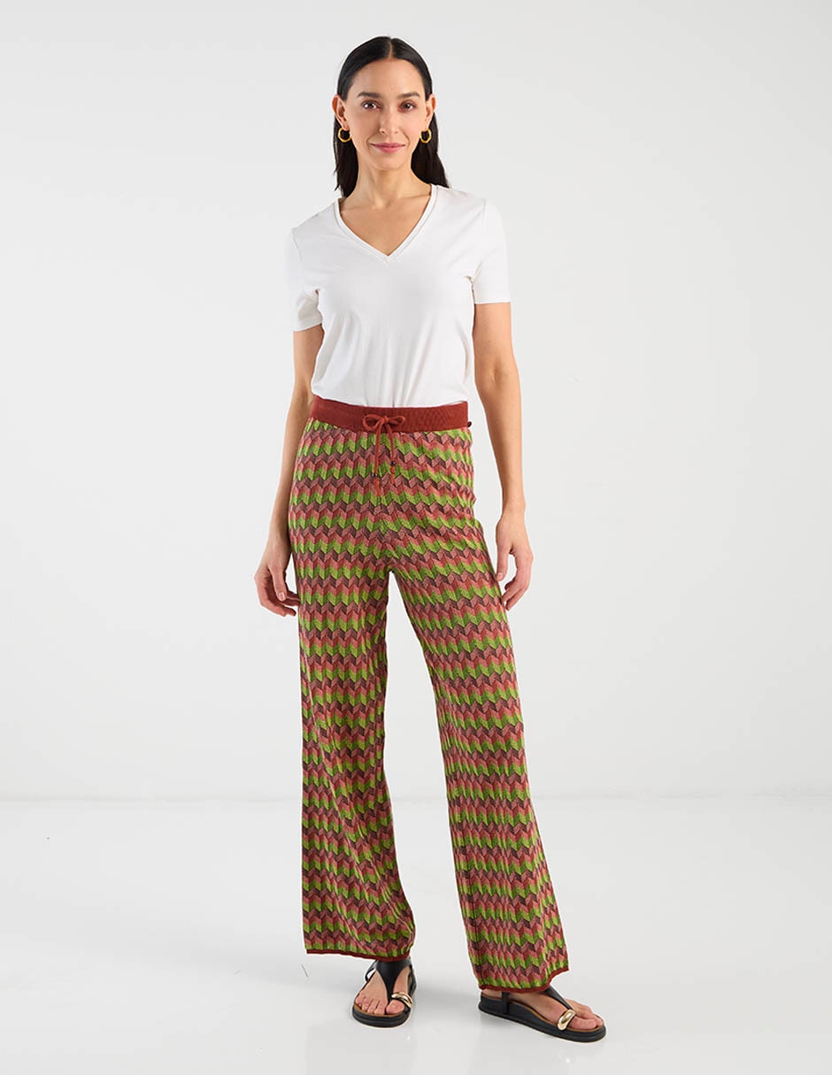 Pantalón relaxed amplio para mujer 7