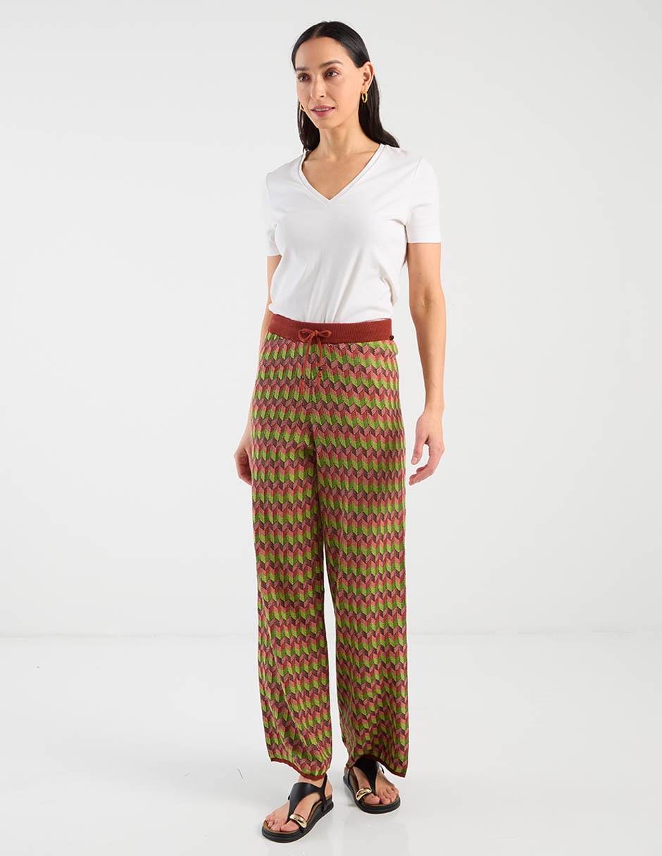 Pantalón relaxed amplio para mujer 8