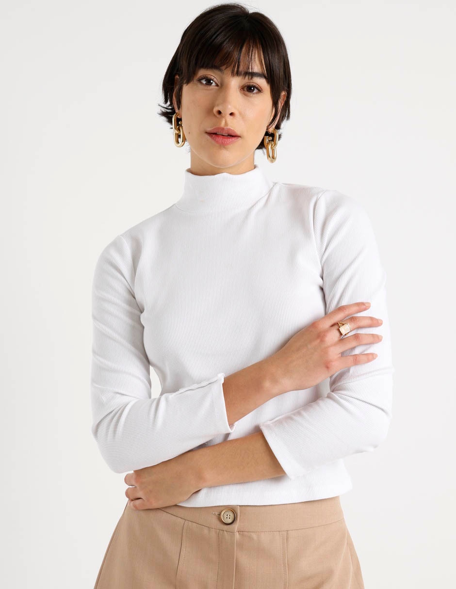 Blusa manga 3/4 para mujer