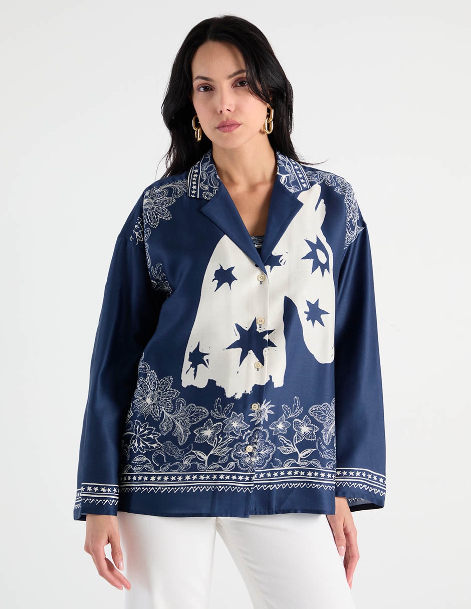 Sobrecamisa manga larga para mujer Sobrecamisa manga larga para mujer