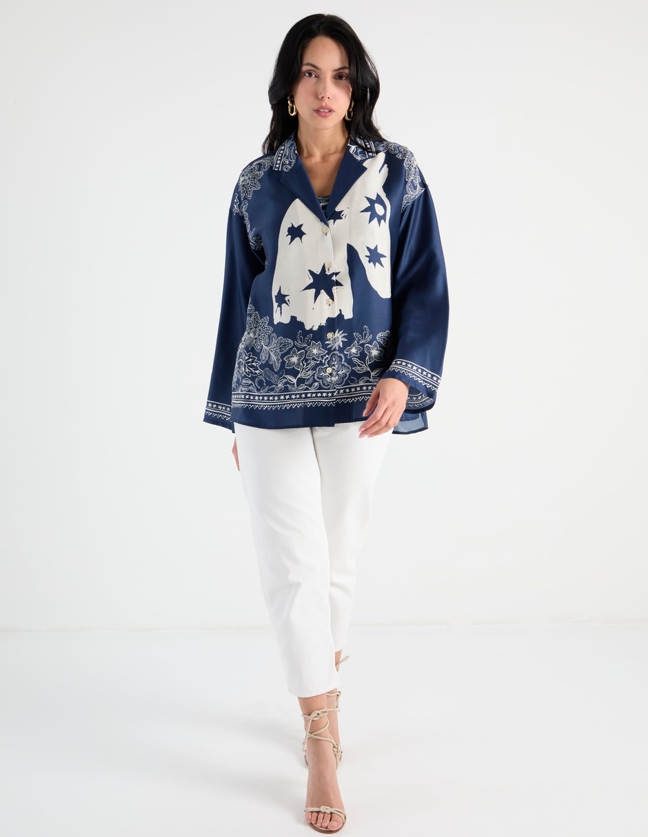 Sobrecamisa manga larga para mujer 11